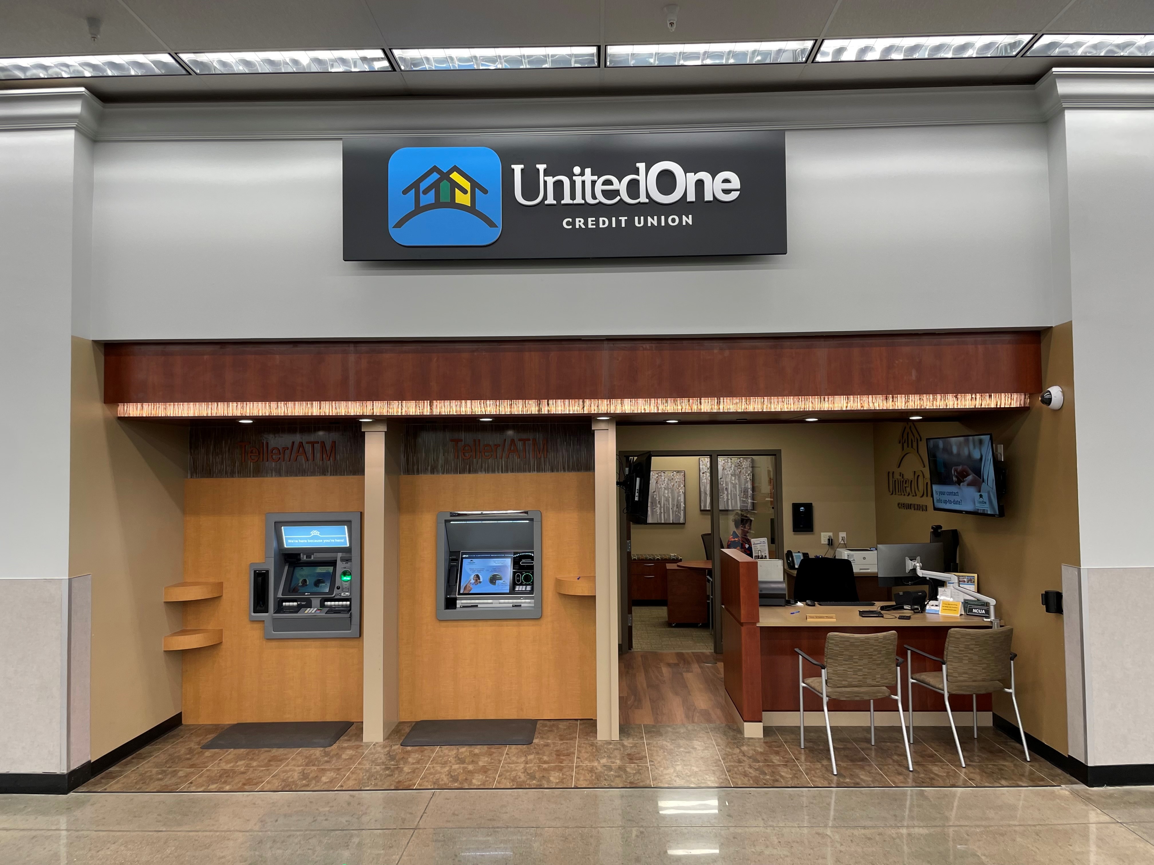 UnitedOne Credit Union Walmart SuperCenter branch in Manitowoc, WI