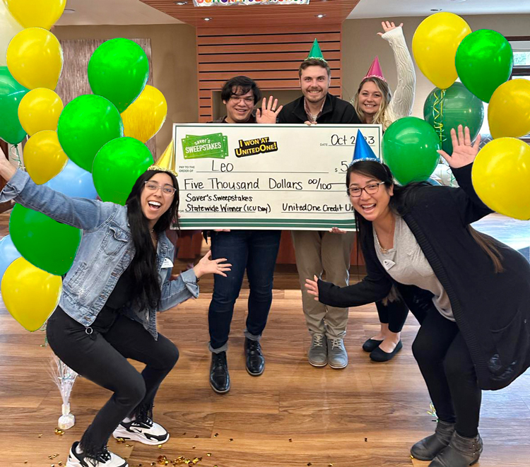 Saver's Sweepstakes $5,000 statewide winner celebration